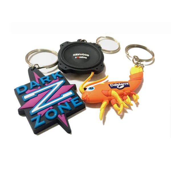 3D Nyckelringar i PVC