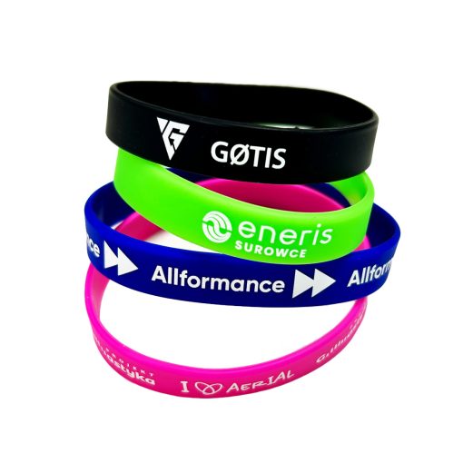 Silikonarmband med tryck