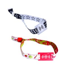 Tygarmband med RFID