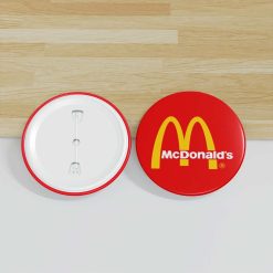 Alternative view of Personalisierte Pins Buttons mit Logo oder Bild zum Bedrucken
